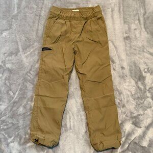 Weatherproof Fleece Lined Khaki Joggers Youth Kids Small 7/8